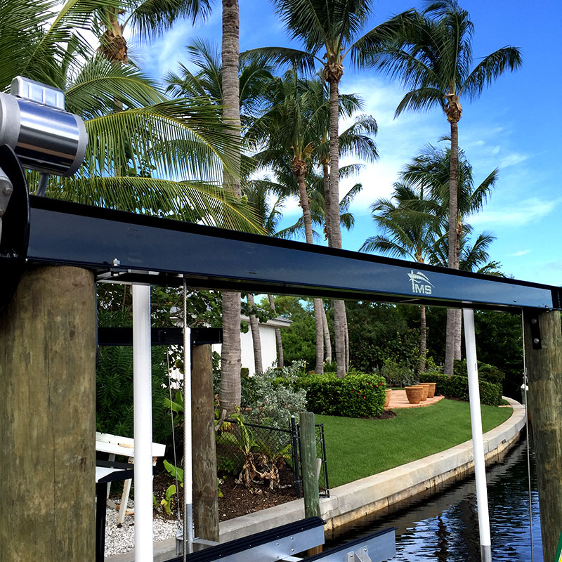 Custom Boat Lift by Innovative Marine Structures
